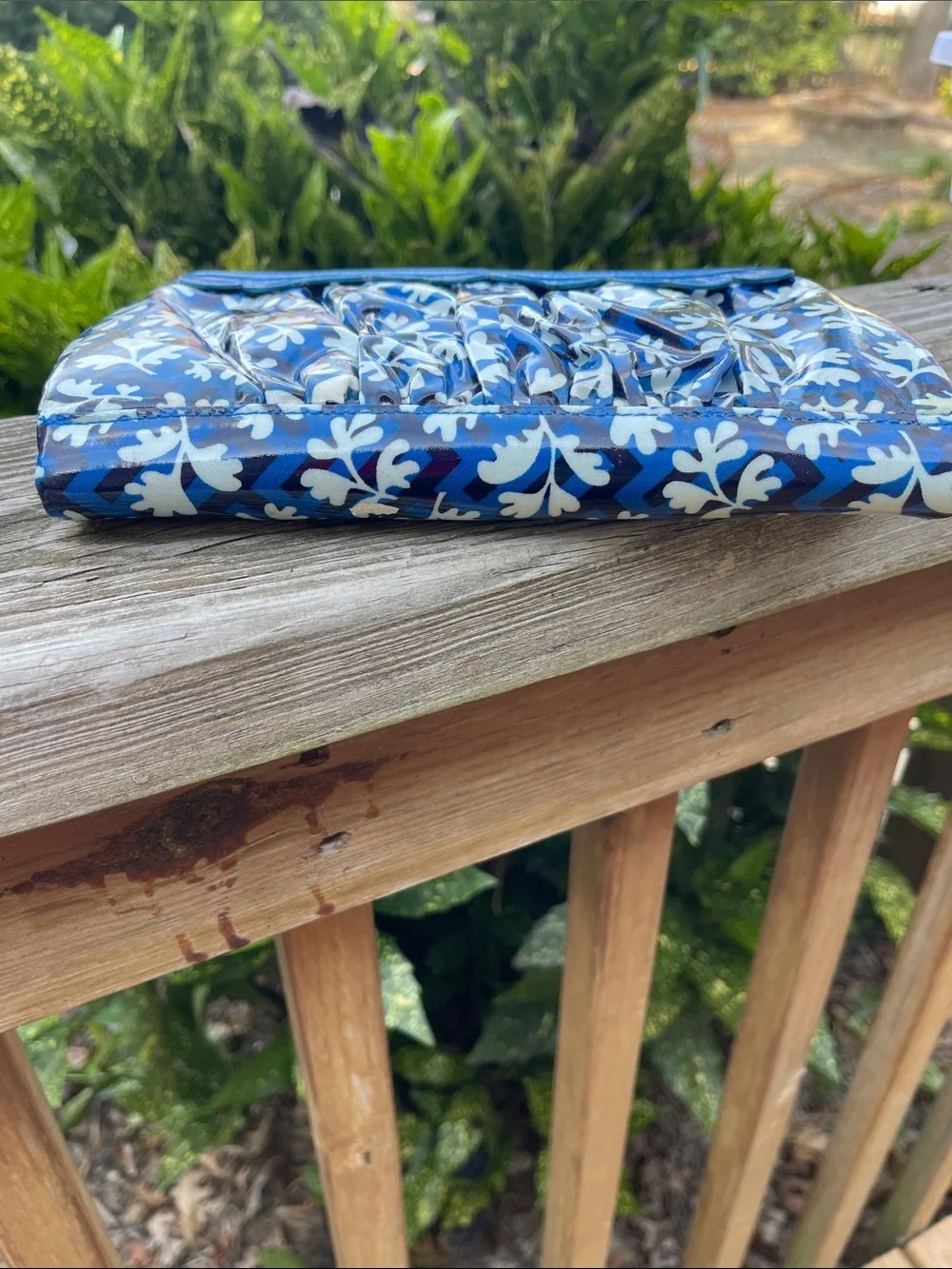 Vera Bradley Twice as Nice Blue Lagoon Cosmetic Clutch
